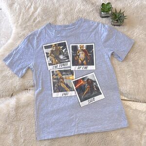 Star Wars x Gap Kids Storm Trooper Tee Shirt Gray Size Medium / 8-9